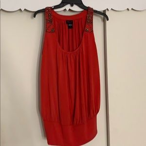 Torrid Rust sleeveless top with beading detail